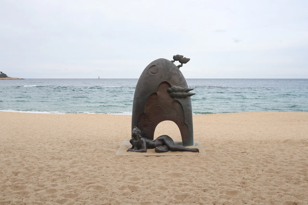 Sokcho Beach in winter